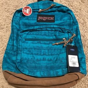 Jansport leather bottom backpack laptop sleeve